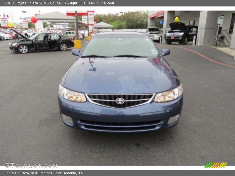 Twilight Blue Pearl / Charcoal 2000 Toyota Solara SE V6 Coupe