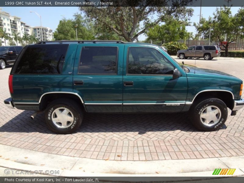 Emerald Green Metallic / Neutral 1999 GMC Yukon SLT 4x4