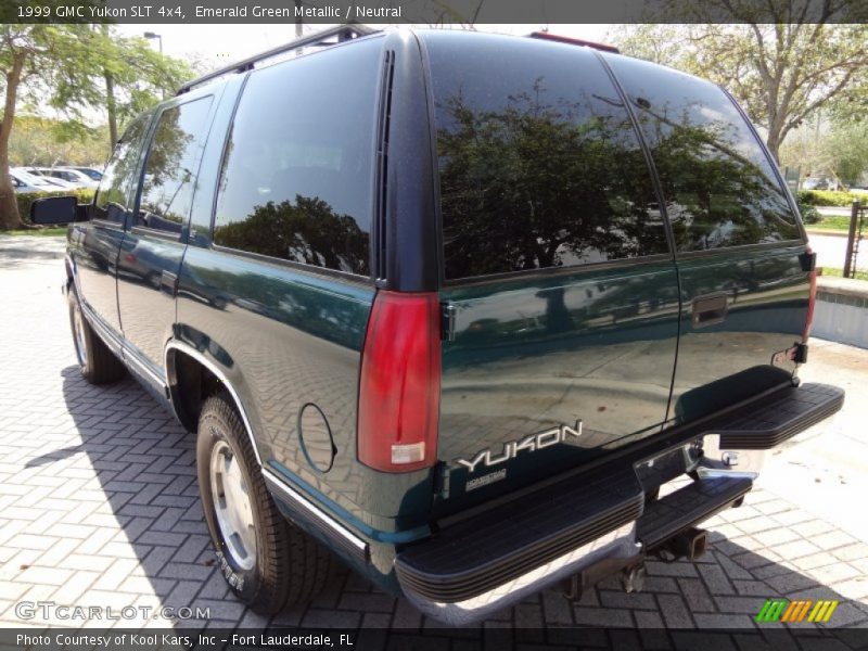 Emerald Green Metallic / Neutral 1999 GMC Yukon SLT 4x4