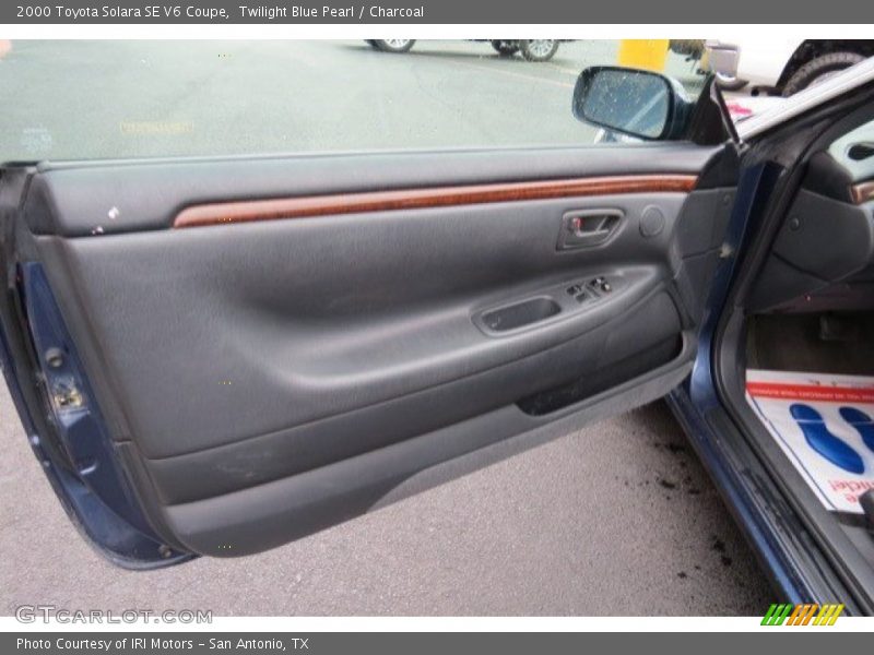 Twilight Blue Pearl / Charcoal 2000 Toyota Solara SE V6 Coupe