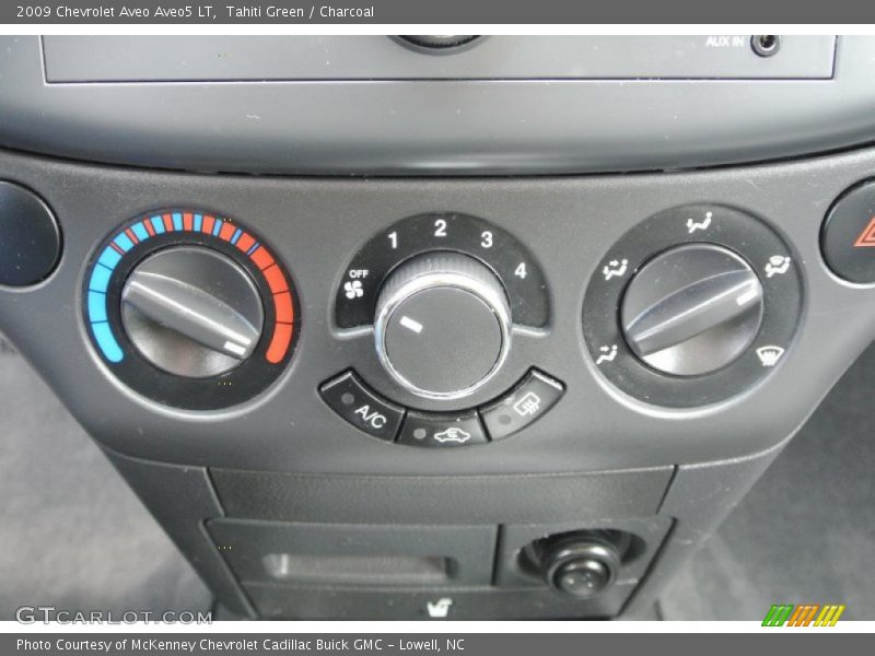 Controls of 2009 Aveo Aveo5 LT