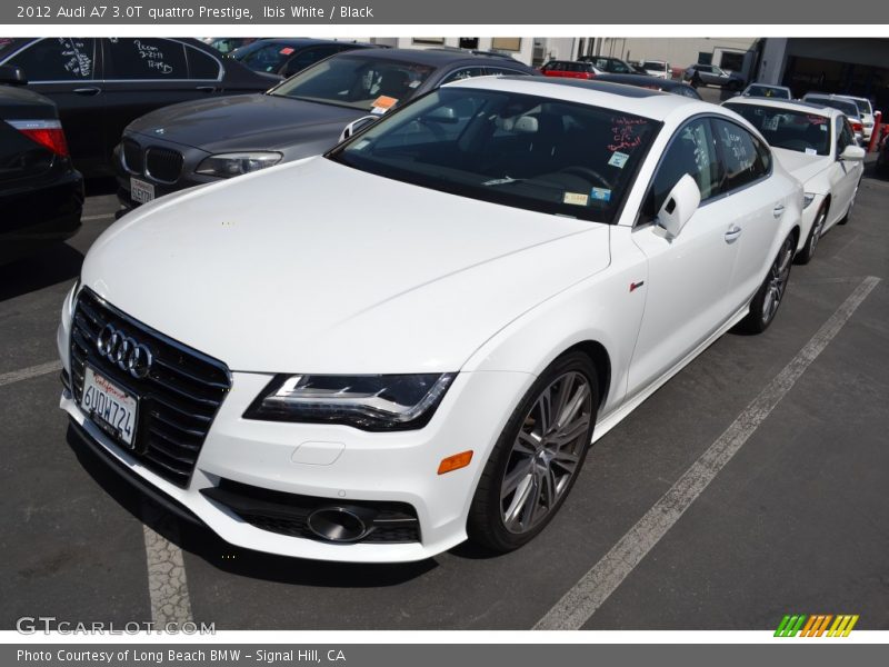 Ibis White / Black 2012 Audi A7 3.0T quattro Prestige