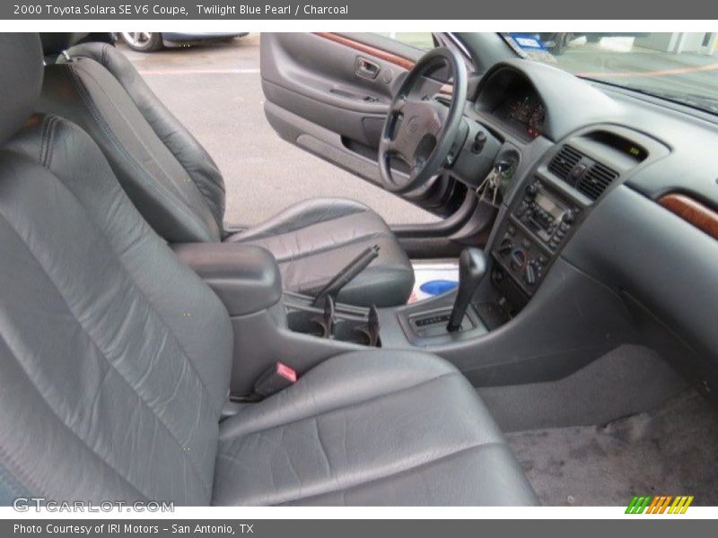 Twilight Blue Pearl / Charcoal 2000 Toyota Solara SE V6 Coupe
