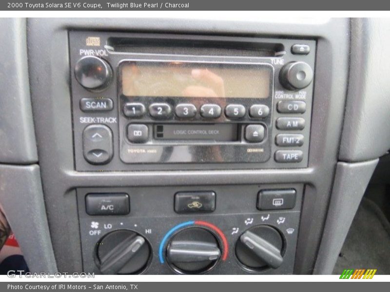 Twilight Blue Pearl / Charcoal 2000 Toyota Solara SE V6 Coupe