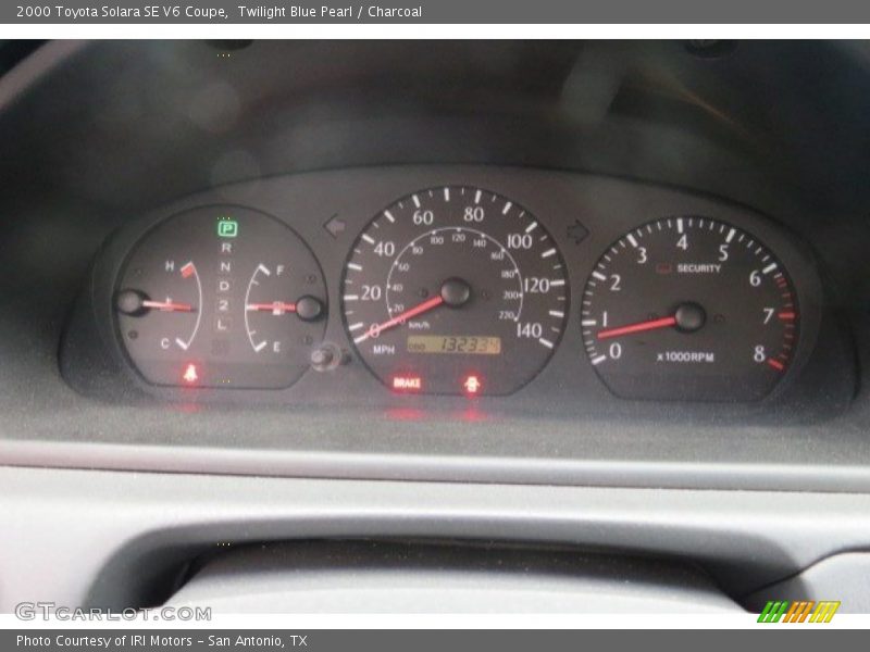 Twilight Blue Pearl / Charcoal 2000 Toyota Solara SE V6 Coupe