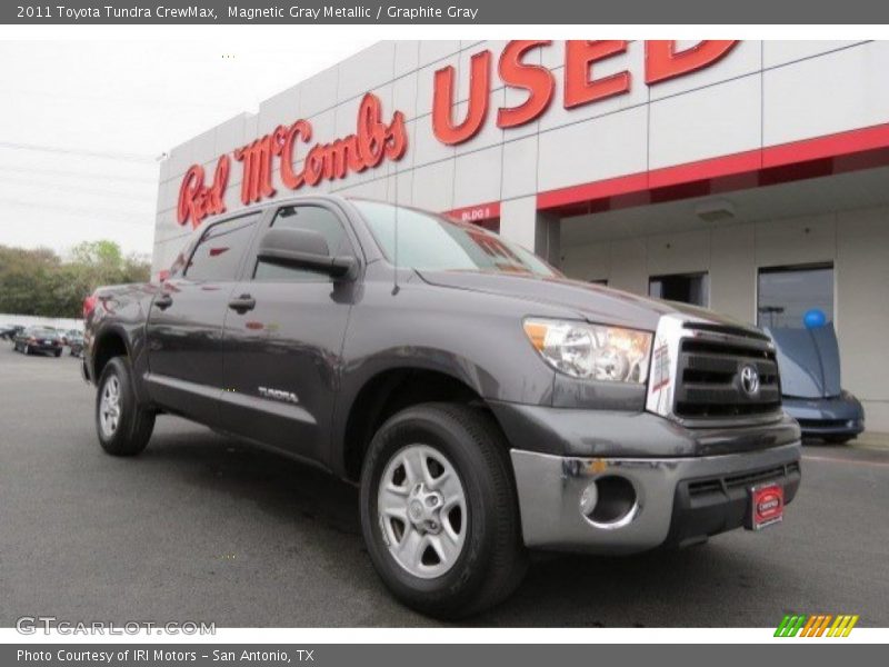 Magnetic Gray Metallic / Graphite Gray 2011 Toyota Tundra CrewMax