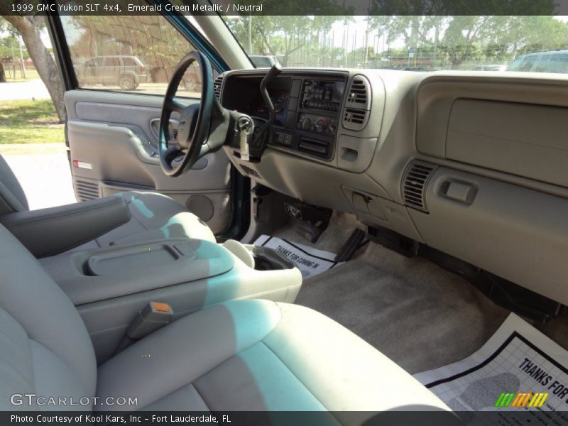 Emerald Green Metallic / Neutral 1999 GMC Yukon SLT 4x4