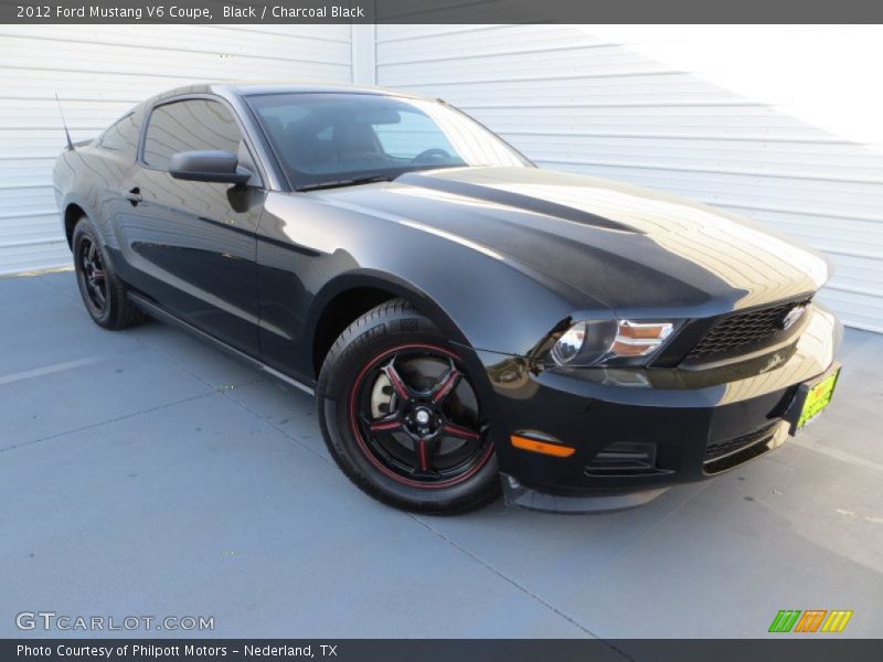 Black / Charcoal Black 2012 Ford Mustang V6 Coupe