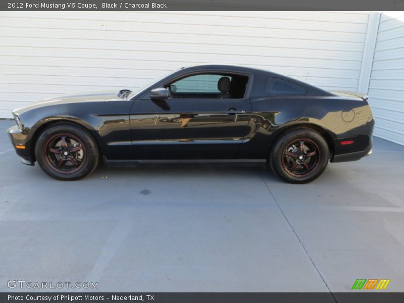 Black / Charcoal Black 2012 Ford Mustang V6 Coupe