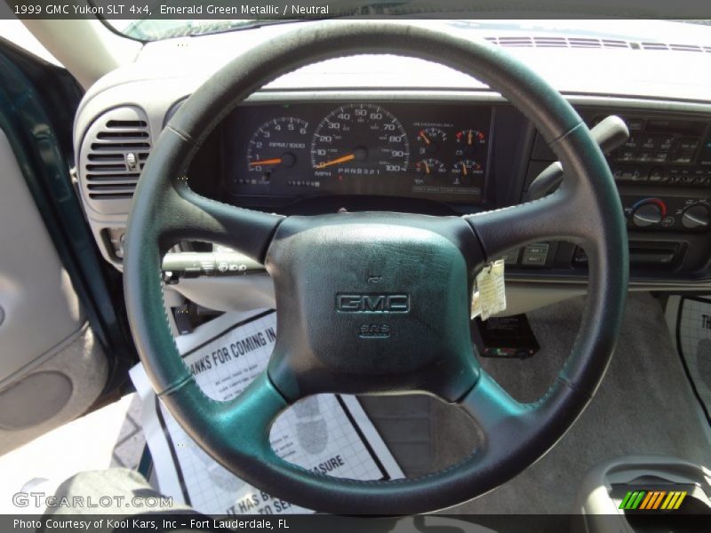 Emerald Green Metallic / Neutral 1999 GMC Yukon SLT 4x4