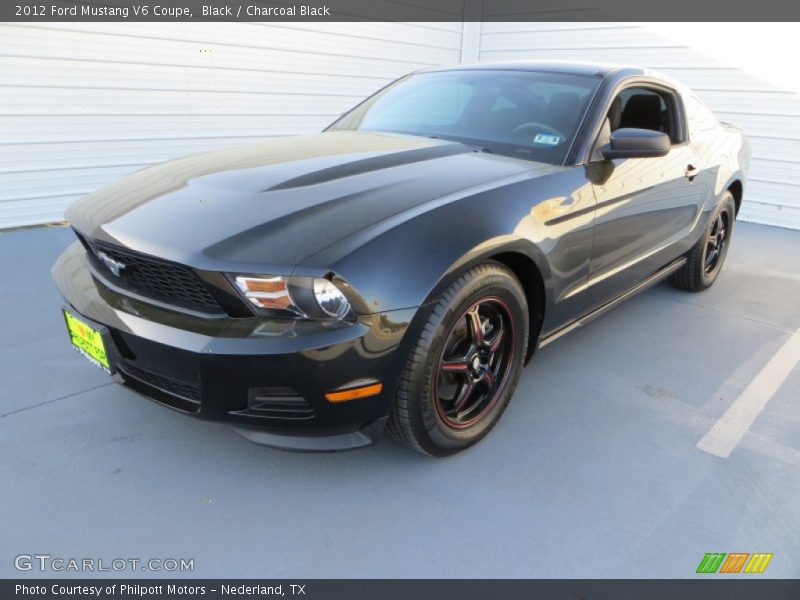 Black / Charcoal Black 2012 Ford Mustang V6 Coupe