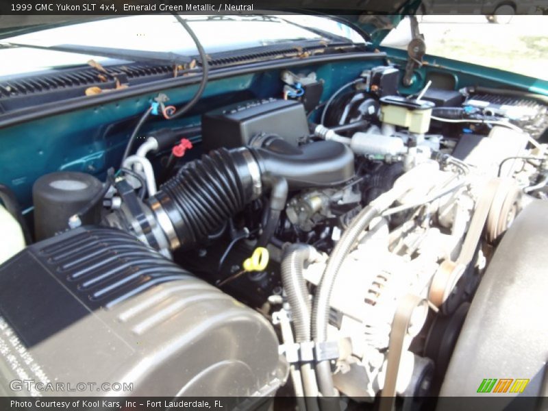 Emerald Green Metallic / Neutral 1999 GMC Yukon SLT 4x4