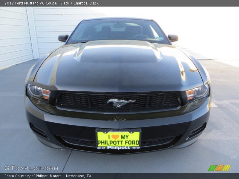 Black / Charcoal Black 2012 Ford Mustang V6 Coupe