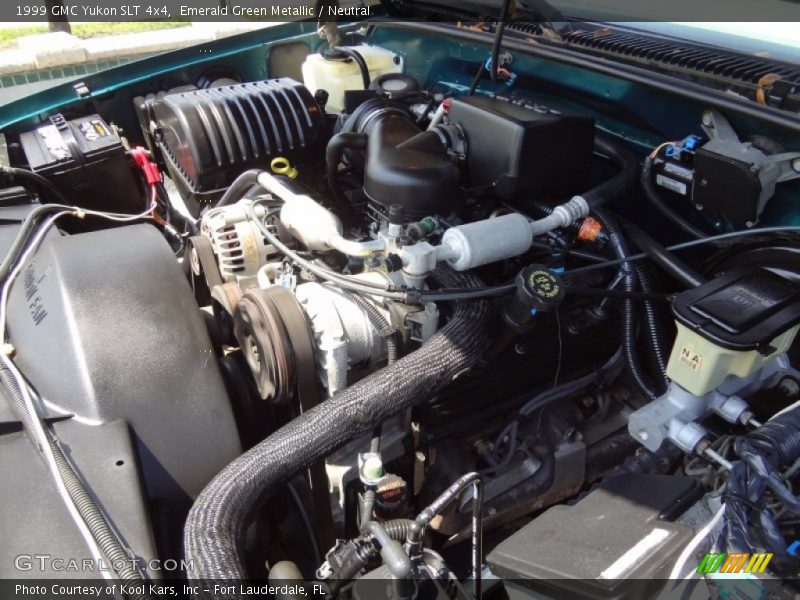 Emerald Green Metallic / Neutral 1999 GMC Yukon SLT 4x4