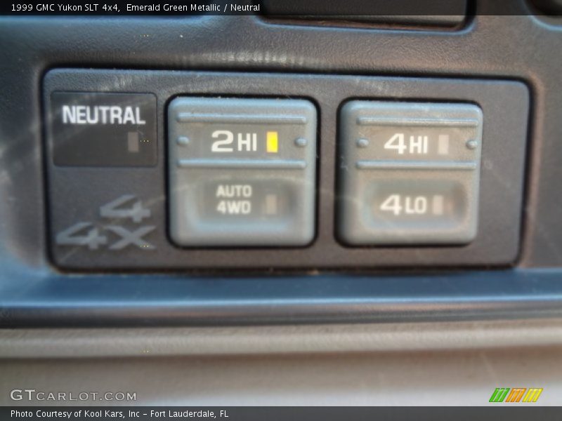 Emerald Green Metallic / Neutral 1999 GMC Yukon SLT 4x4