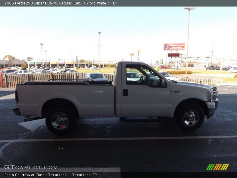 Oxford White / Tan 2006 Ford F250 Super Duty XL Regular Cab