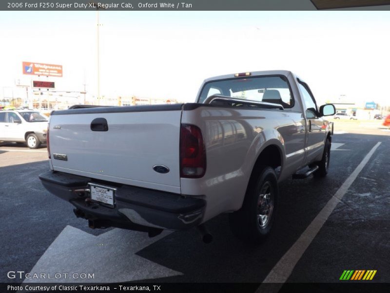 Oxford White / Tan 2006 Ford F250 Super Duty XL Regular Cab