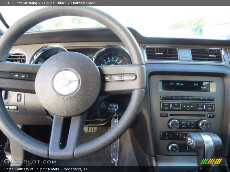 Black / Charcoal Black 2012 Ford Mustang V6 Coupe