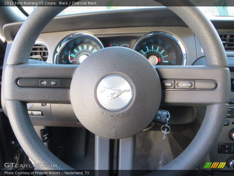 Black / Charcoal Black 2012 Ford Mustang V6 Coupe
