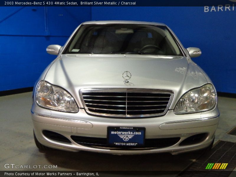Brilliant Silver Metallic / Charcoal 2003 Mercedes-Benz S 430 4Matic Sedan
