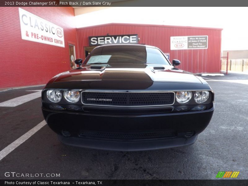 Pitch Black / Dark Slate Gray 2013 Dodge Challenger SXT