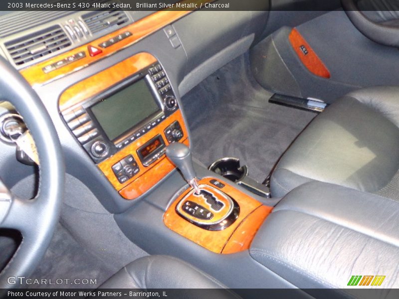 Brilliant Silver Metallic / Charcoal 2003 Mercedes-Benz S 430 4Matic Sedan