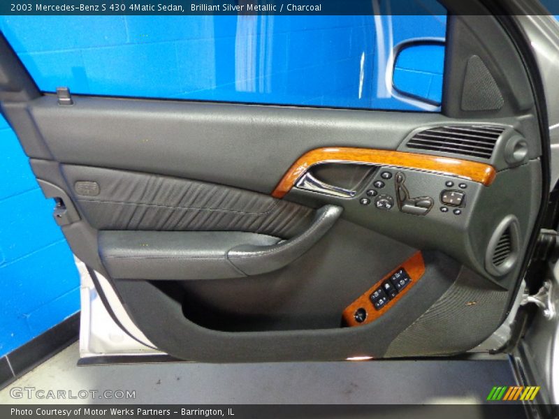 Brilliant Silver Metallic / Charcoal 2003 Mercedes-Benz S 430 4Matic Sedan