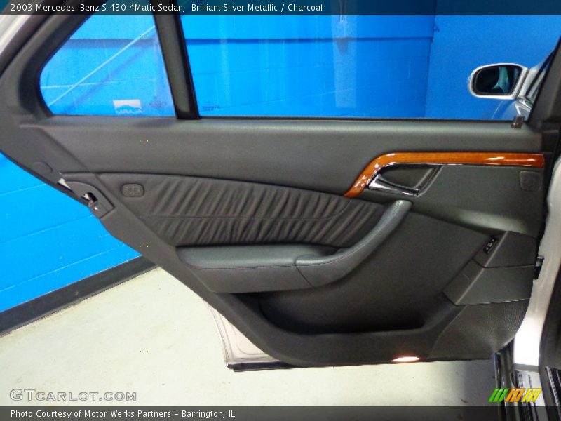 Brilliant Silver Metallic / Charcoal 2003 Mercedes-Benz S 430 4Matic Sedan