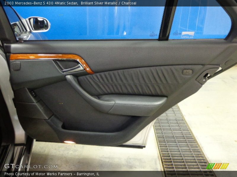 Brilliant Silver Metallic / Charcoal 2003 Mercedes-Benz S 430 4Matic Sedan