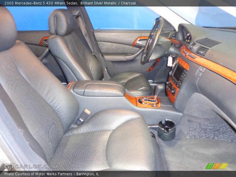 Brilliant Silver Metallic / Charcoal 2003 Mercedes-Benz S 430 4Matic Sedan