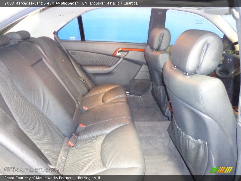 Brilliant Silver Metallic / Charcoal 2003 Mercedes-Benz S 430 4Matic Sedan