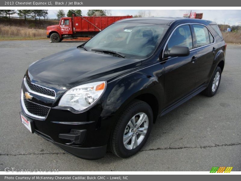 Black / Jet Black 2013 Chevrolet Equinox LS