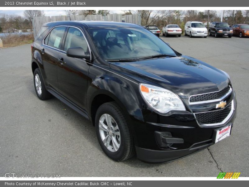 Black / Jet Black 2013 Chevrolet Equinox LS