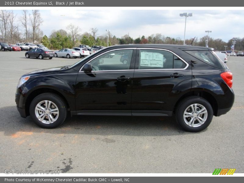 Black / Jet Black 2013 Chevrolet Equinox LS
