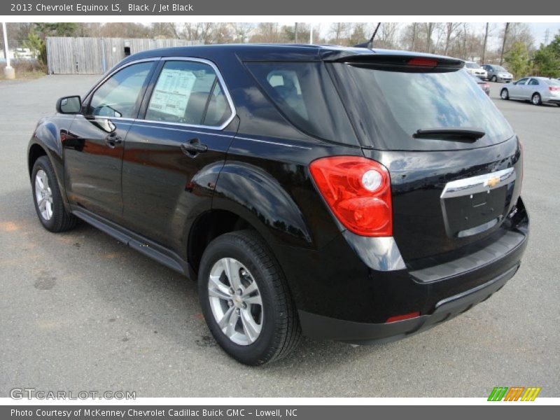 Black / Jet Black 2013 Chevrolet Equinox LS