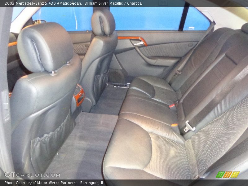 Brilliant Silver Metallic / Charcoal 2003 Mercedes-Benz S 430 4Matic Sedan