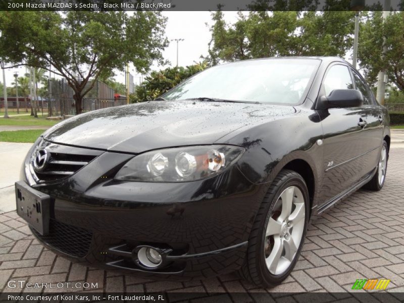 Front 3/4 View of 2004 MAZDA3 s Sedan