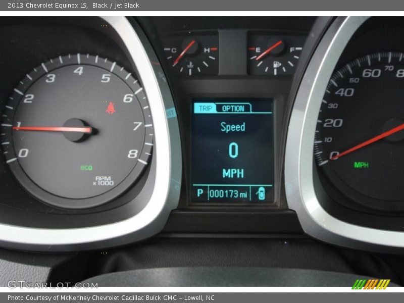 Black / Jet Black 2013 Chevrolet Equinox LS