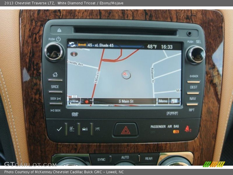 Navigation of 2013 Traverse LTZ