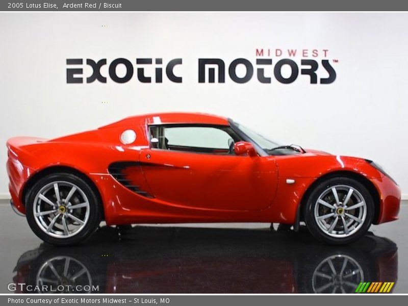 Ardent Red / Biscuit 2005 Lotus Elise