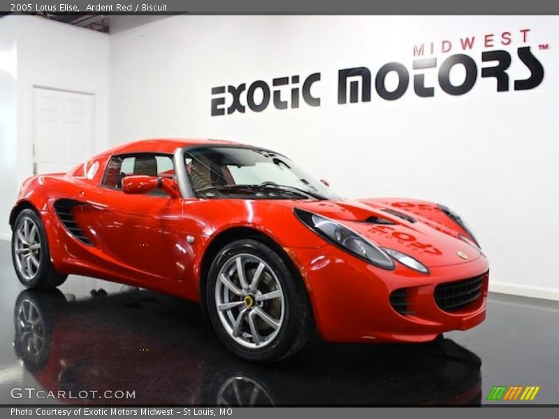 Ardent Red / Biscuit 2005 Lotus Elise