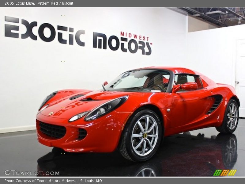 Ardent Red / Biscuit 2005 Lotus Elise