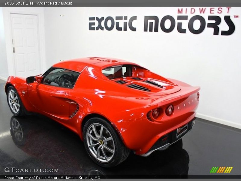 Ardent Red / Biscuit 2005 Lotus Elise