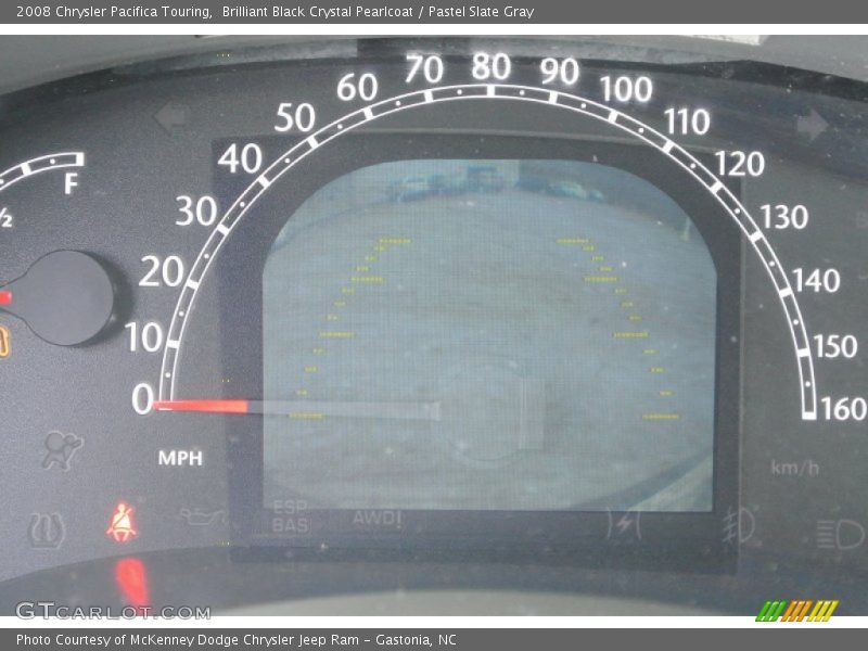 Brilliant Black Crystal Pearlcoat / Pastel Slate Gray 2008 Chrysler Pacifica Touring