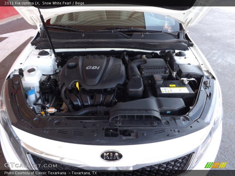 Snow White Pearl / Beige 2011 Kia Optima LX