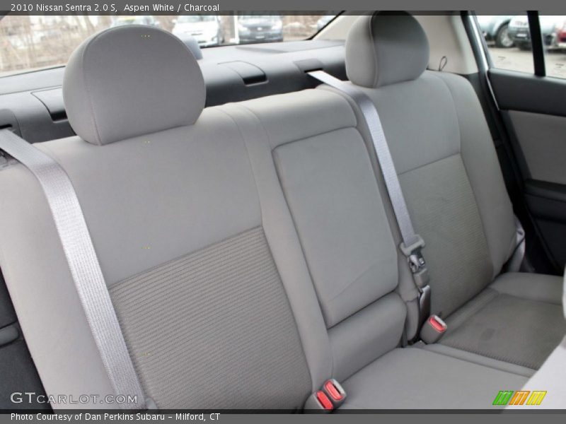 Aspen White / Charcoal 2010 Nissan Sentra 2.0 S