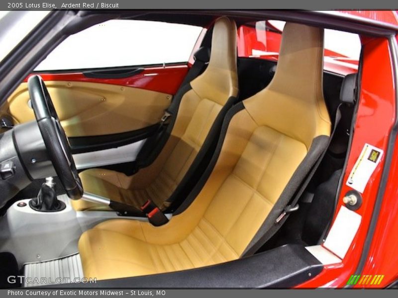 Front Seat of 2005 Elise 