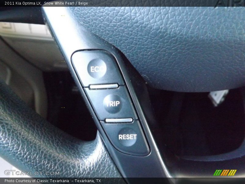 Snow White Pearl / Beige 2011 Kia Optima LX