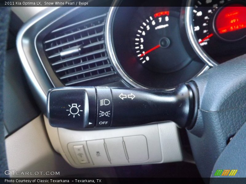 Snow White Pearl / Beige 2011 Kia Optima LX
