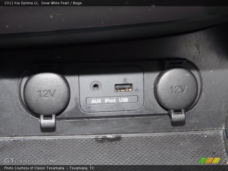 Snow White Pearl / Beige 2011 Kia Optima LX
